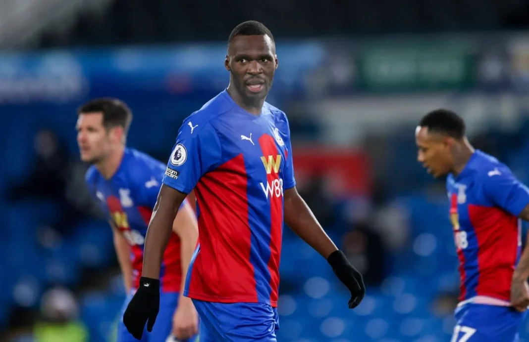 Christian Benteke in action for Crystal Palace in Premier League