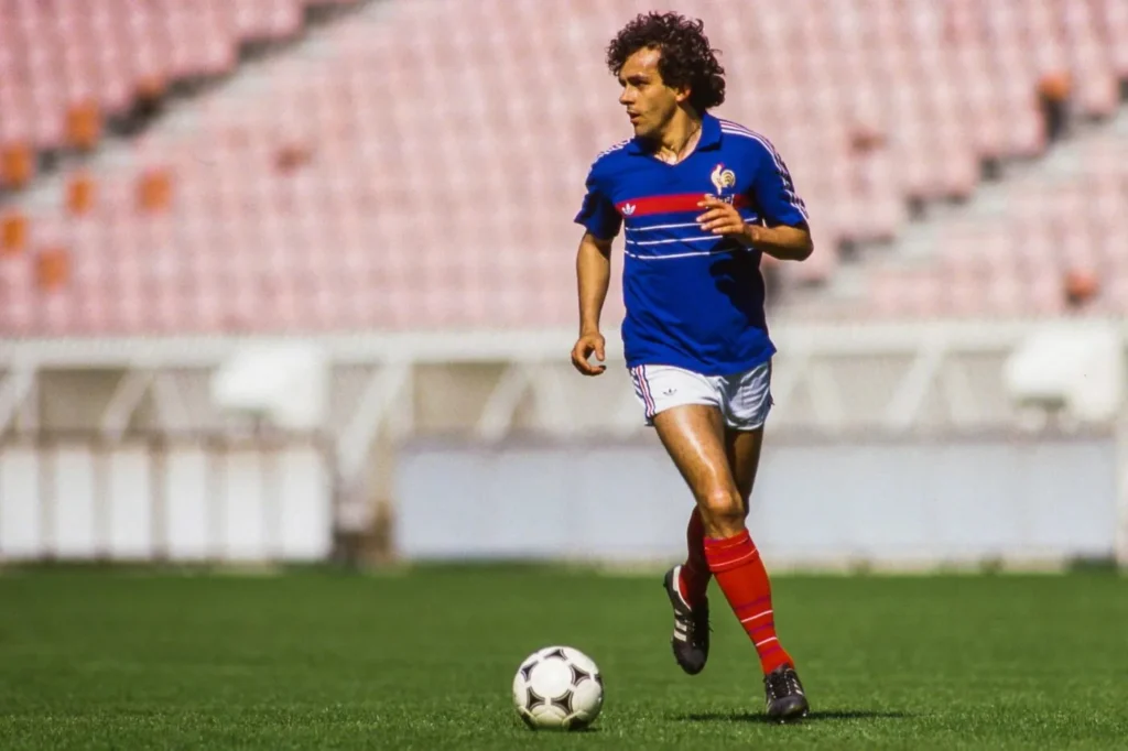 Michel Platini during the 1980s
