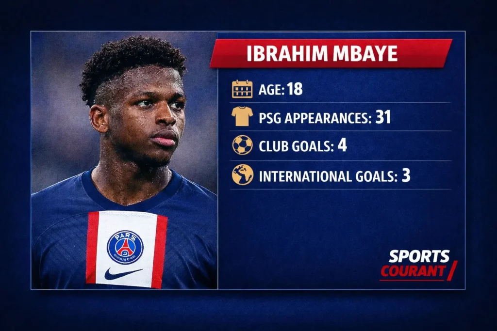 Ibrahim Mbaye youngest goalscorer World Cup 2026 PSG stats