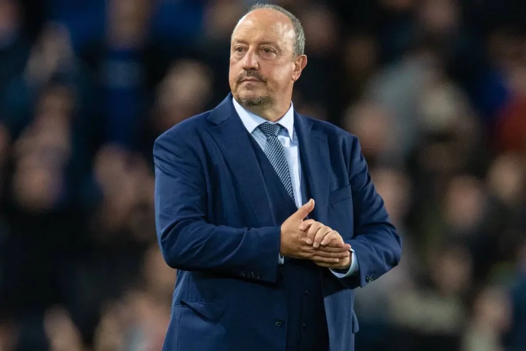 Rafa Benitez Newcastle United manager touchline