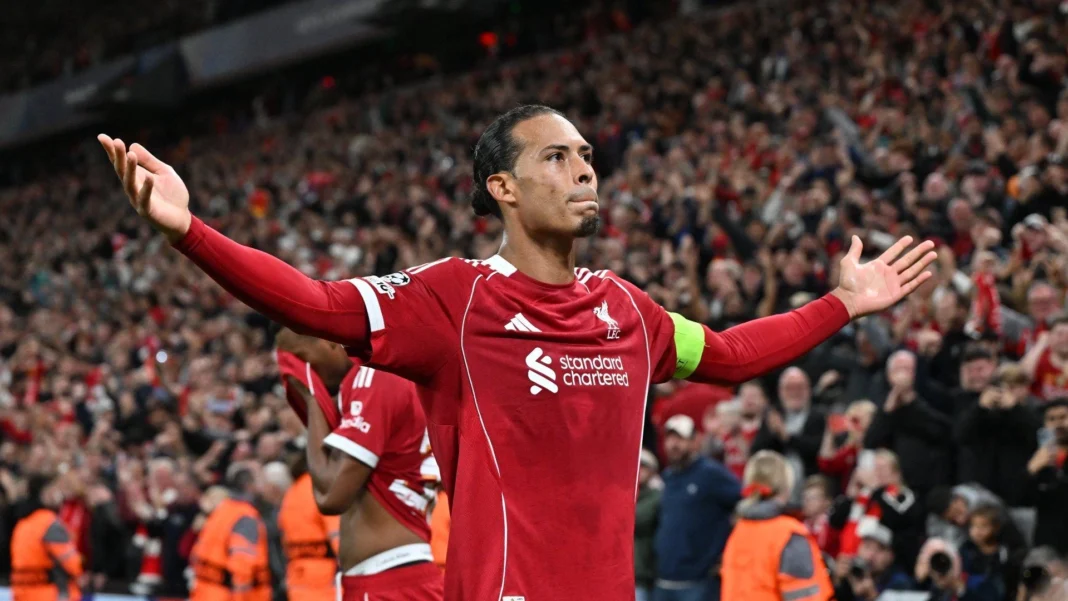 Virgil van Dijk Liverpool centre back world class defender