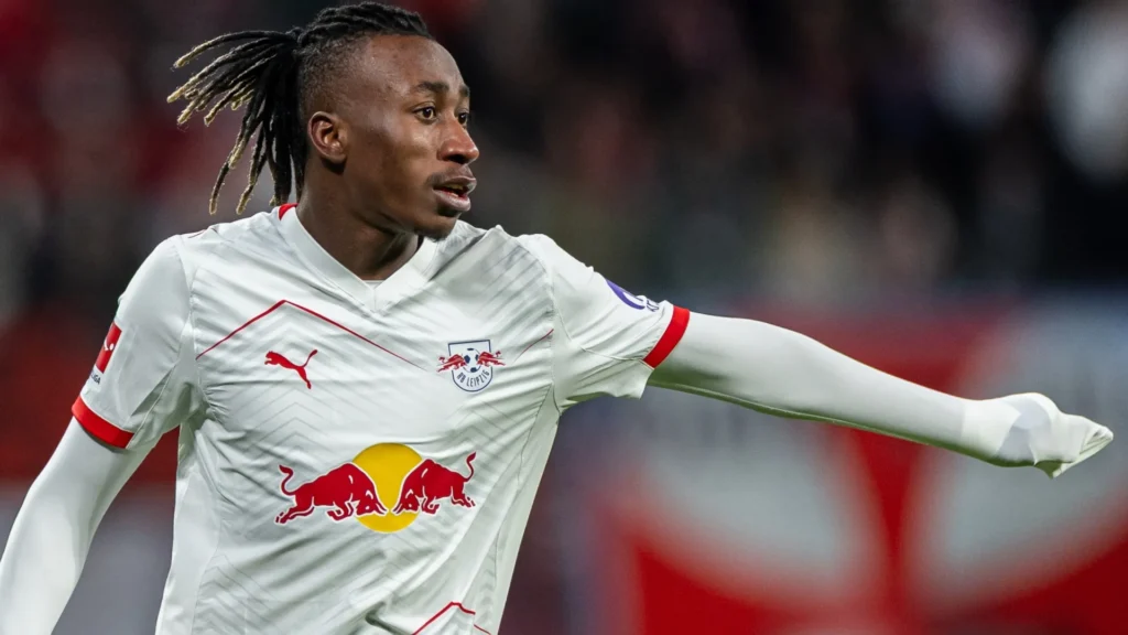 Yan Diomande RB Leipzig winger Liverpool transfer target 2026