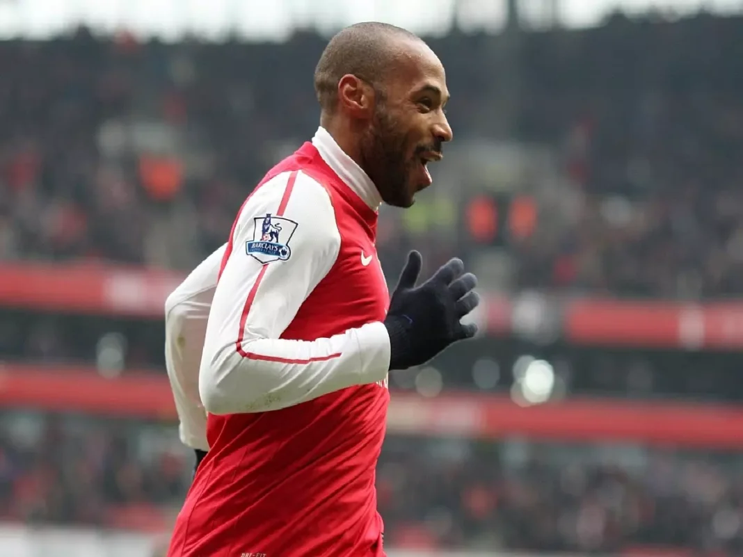 Thierry Henry Arsenal manager era: Henry during his playing days at the Emirates Stadium